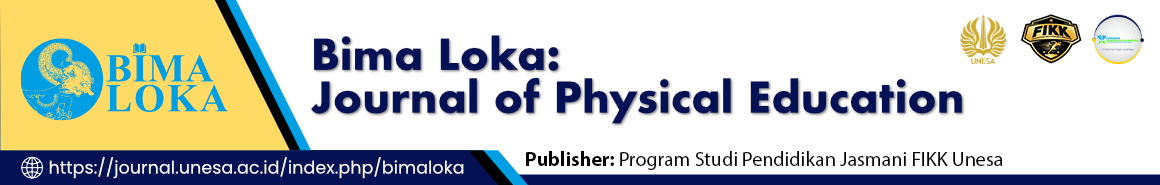 Bima Loka: Journal of Physical Education