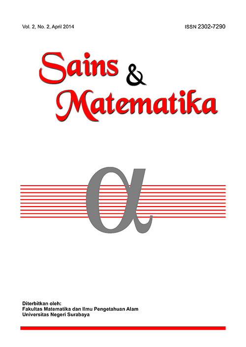 					View Vol. 2 No. 2 (2014): April, Sains & Matematika
				