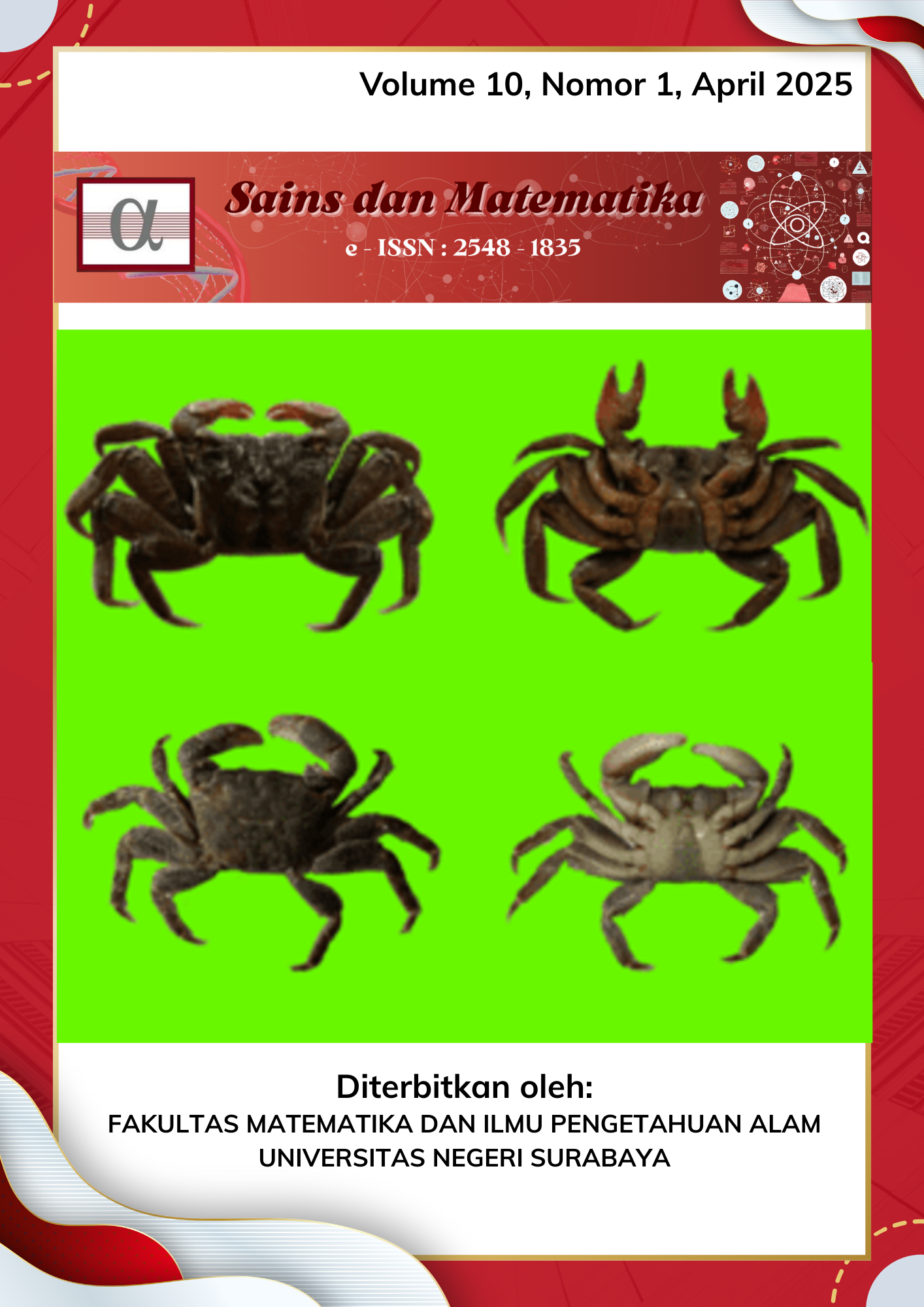 					View Vol. 10 No. 1 (2025): April, Sains dan  Matematika
				
