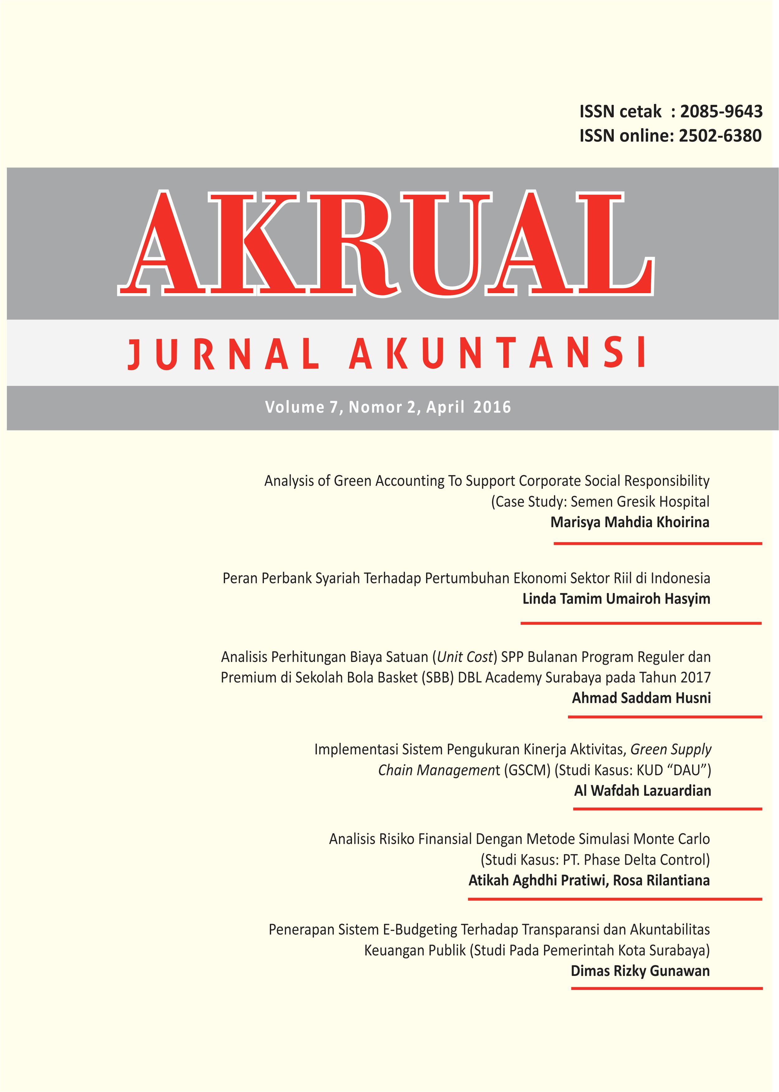 					View Vol. 8 No. 1: AKRUAL: Jurnal Akuntansi (Oktober 2016)
				