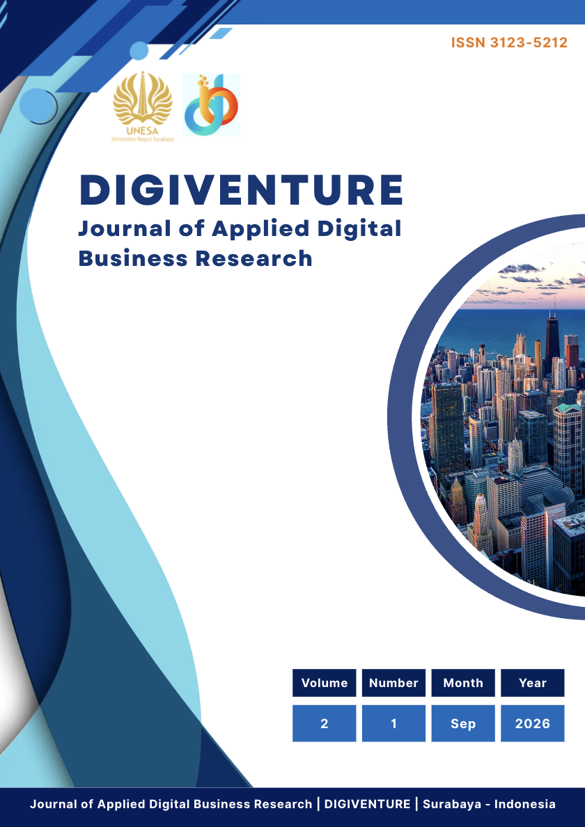 					View Vol. 2 No. 1 (2026): Journal of Applied Digital Business Research
				