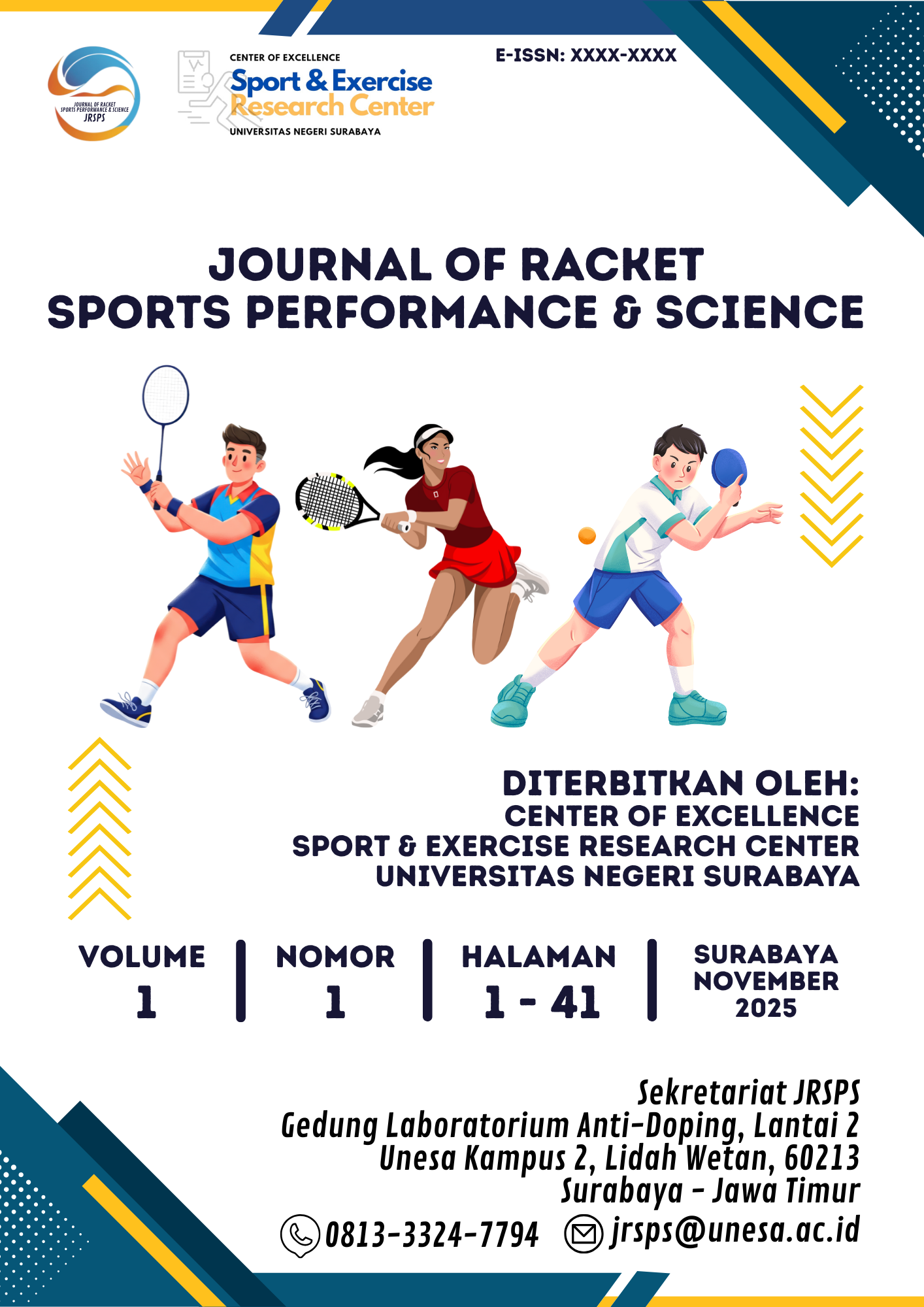					View Vol. 1 No. 1 (2025): Optimizing Athletic Potential: Training Interventions and Technical Precision in Racket Sports
				