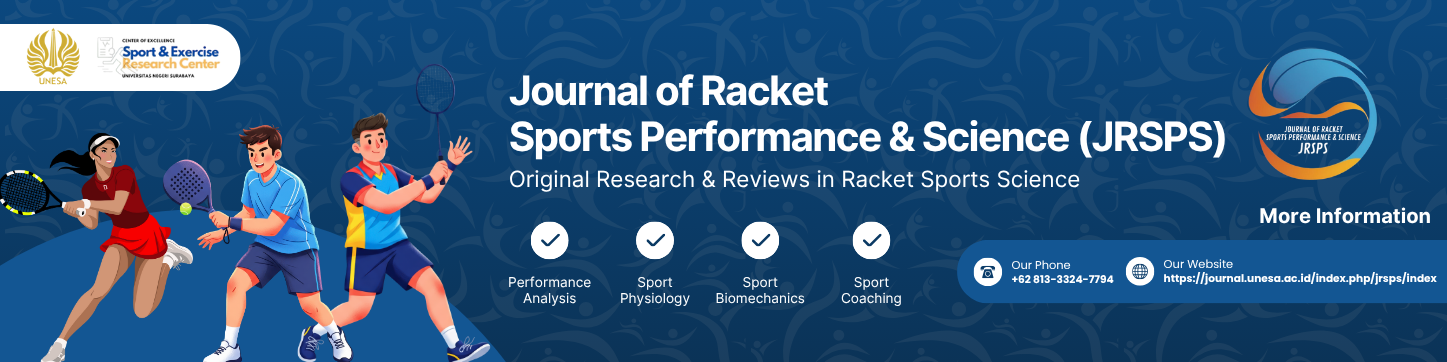 Journal of Racket Sports Performance & Science (JRSPS)