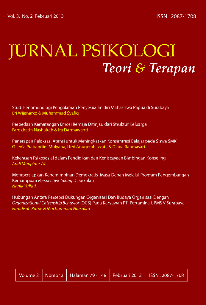 Jurnal Teori Emosi - Pdf Pengaruh Pengalaman Dan ...