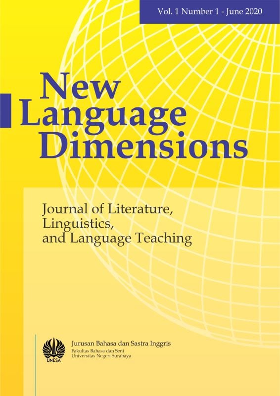 					View Vol. 1 No. 1 (2020): New Language Dimensions Vol. 1 No. 1, June 2020
				