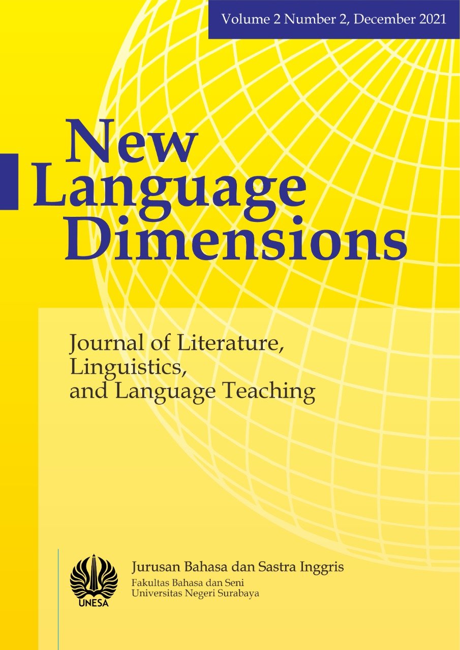 					View Vol. 2 No. 2 (2021): New Language Dimensions Vol. 2 No. 2, December 2021
				