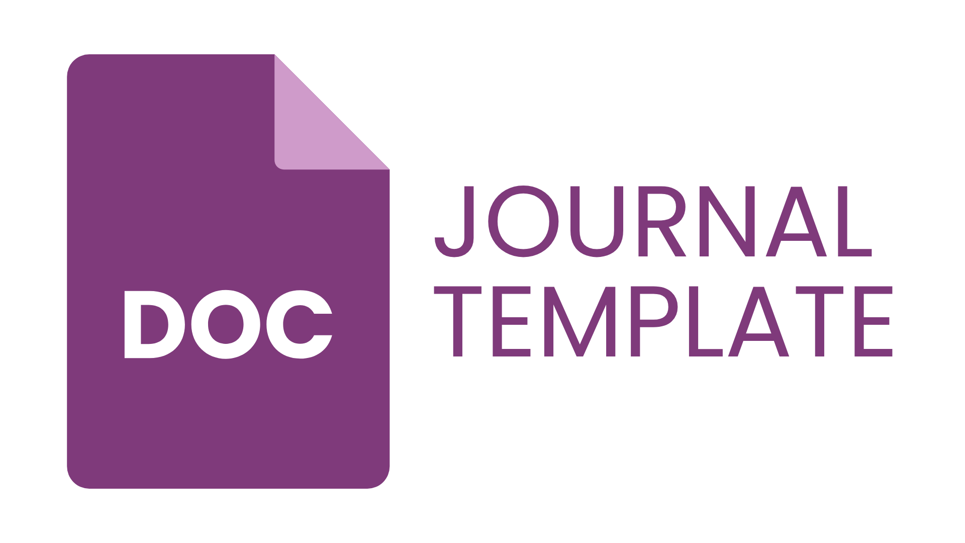 Journal Template